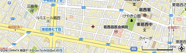 東京都江戸川区東葛西6丁目12-7周辺の地図