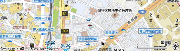 東京都渋谷区渋谷1丁目11周辺の地図