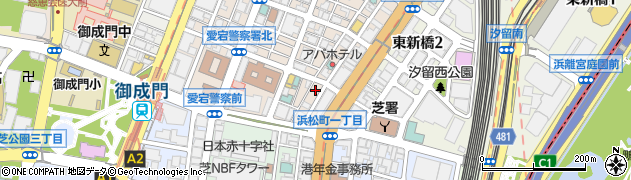 東京都港区新橋6丁目22-2周辺の地図