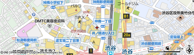 ＭＥＮ’ＳＴＢＣ　渋谷店周辺の地図