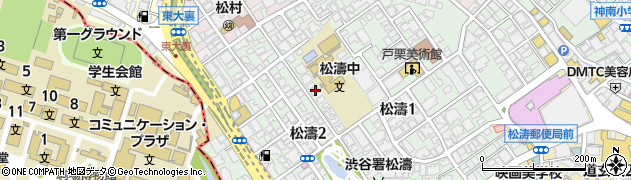 東京都渋谷区松濤1丁目19周辺の地図