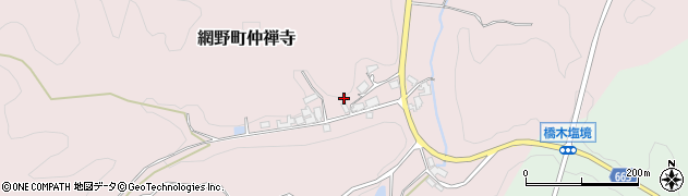 京都府京丹後市網野町仲禅寺周辺の地図
