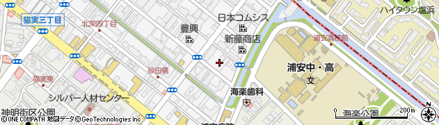 千葉県浦安市北栄4丁目6周辺の地図