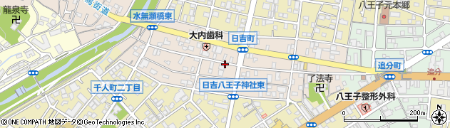東京都八王子市日吉町周辺の地図