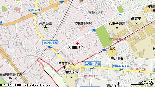 〒192-0045 東京都八王子市大和田町の地図