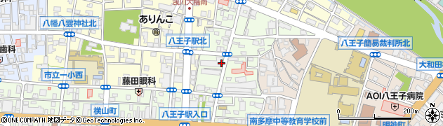 東京都八王子市新町周辺の地図