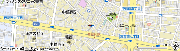 朝日新聞サービスアンカー　江戸川区ＡＳＡ中葛西周辺の地図