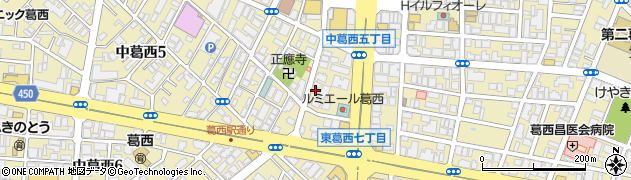 東京都江戸川区中葛西5丁目41-3周辺の地図