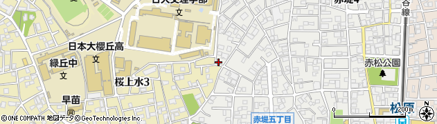 東京都世田谷区赤堤5丁目17-1周辺の地図