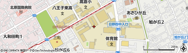 東京都立大学日野キャンパス周辺の地図