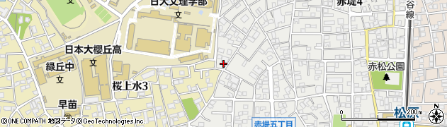 東京都世田谷区赤堤5丁目17-24周辺の地図