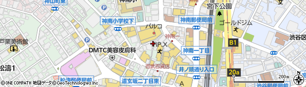 ベイプ（ｖａｐｅ）・ｓｔｕｄｉｏ　渋谷スペイン坂店周辺の地図