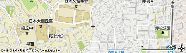 東京都世田谷区赤堤5丁目17-3周辺の地図