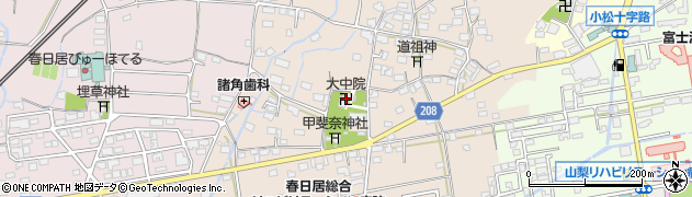 大中院周辺の地図