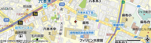 ハードロックカフェ　東京周辺の地図