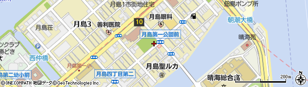 東京都中央区月島4丁目2-1周辺の地図