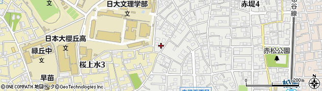 東京都世田谷区赤堤5丁目17-22周辺の地図