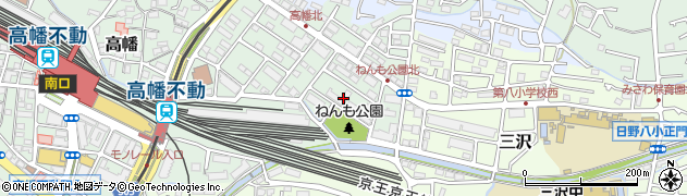 東京都日野市高幡1023周辺の地図