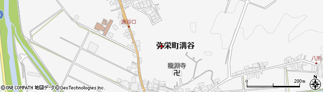 京都府京丹後市弥栄町溝谷周辺の地図