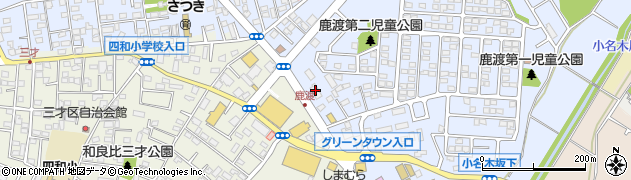 クリーニング専科四街道　鹿渡店周辺の地図
