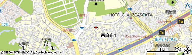 霞町 長寿庵 赤坂支店周辺の地図