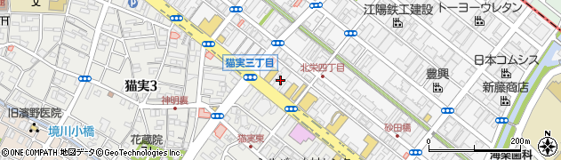 千葉県浦安市北栄4丁目21周辺の地図