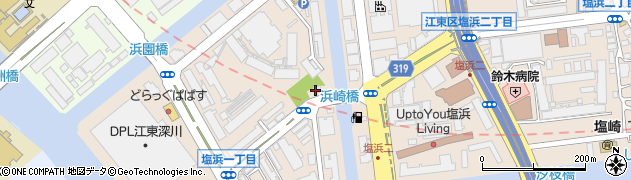 汐浜薬局周辺の地図