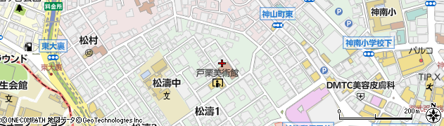 東京都渋谷区松濤1丁目15周辺の地図