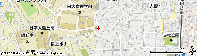 東京都世田谷区赤堤5丁目17-5周辺の地図