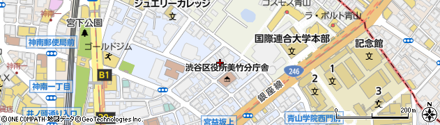 東京都渋谷区渋谷1丁目3周辺の地図