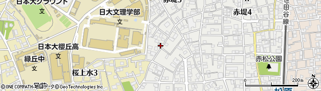 東京都世田谷区赤堤5丁目17-20周辺の地図
