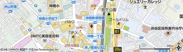 日本生命保険相互会社　渋谷支社周辺の地図