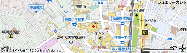 渋谷ＰＡＲＣＯ周辺の地図