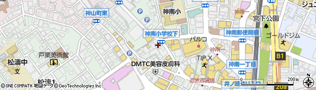 渋谷宇田川町カイロプラクティック周辺の地図