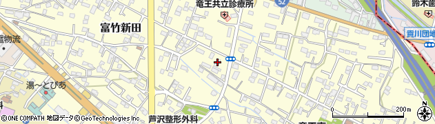 セブンイレブン甲斐富竹新田店周辺の地図