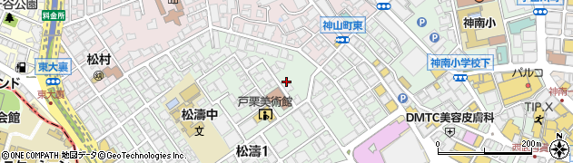 東京都渋谷区松濤1丁目16周辺の地図