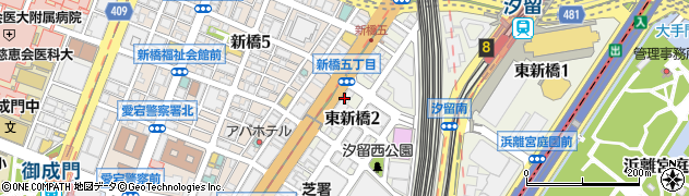 大東京信用組合　本店周辺の地図