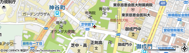 成城石井愛宕グリーンヒルズ店周辺の地図