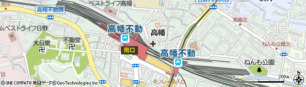 東京都日野市高幡周辺の地図