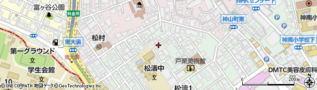 東京都渋谷区松濤1丁目14周辺の地図