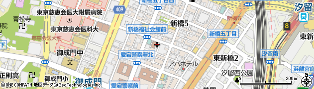 株式会社愛媛新聞社　東京支社周辺の地図