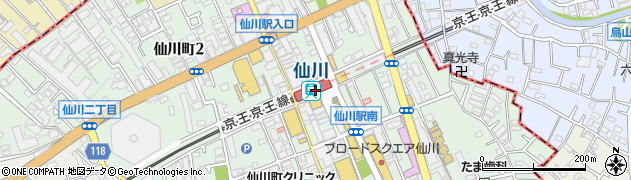 さぼてんデリカ新宿仙川店周辺の地図