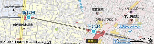 東京都世田谷区代田6丁目2周辺の地図