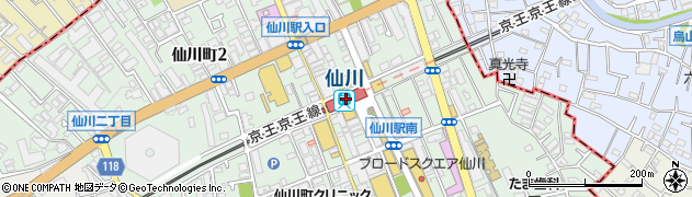 保険相談サロンＦＬＰ　京王フレンテ仙川店周辺の地図