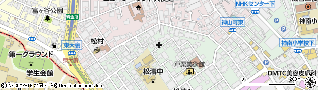 東京都渋谷区松濤1丁目14-9周辺の地図