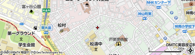 東京都渋谷区松濤1丁目14-11周辺の地図
