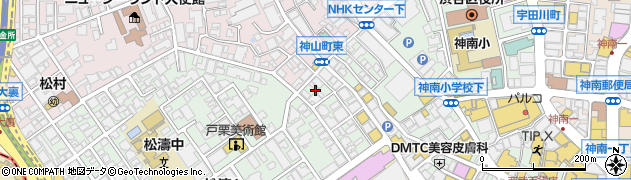 東京都渋谷区松濤1丁目2周辺の地図