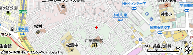 東京都渋谷区松濤1丁目16-12周辺の地図