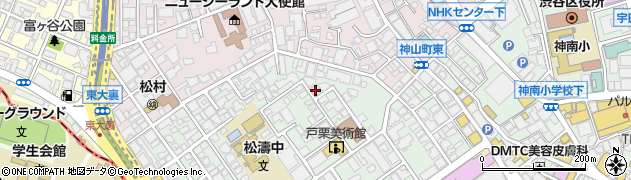東京都渋谷区松濤1丁目14-3周辺の地図