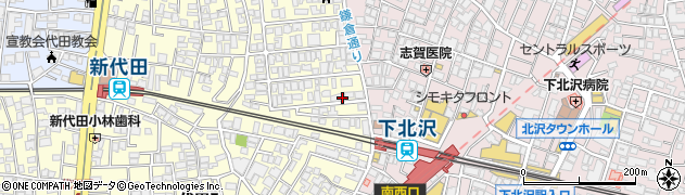 東京都世田谷区代田6丁目3-3周辺の地図